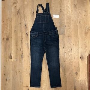 Current/Elliott + Hatch Maternity Women’s Dark Blue Denim Overalls
